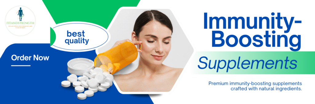 About blue and green modern immunity boosting supplements twitter header