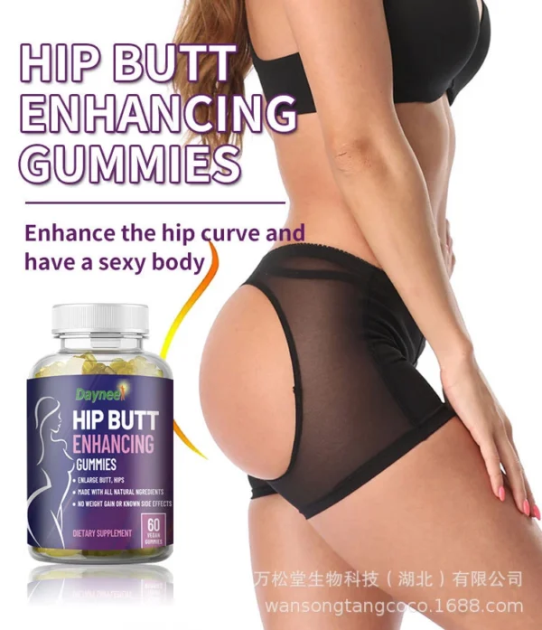 hip and butt enhancing gummies 60 gummies